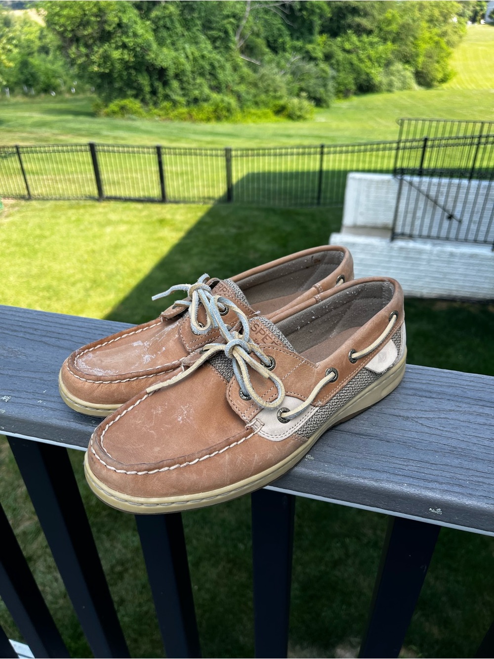 Sperry Women’s Brown Leather Boat Shoes